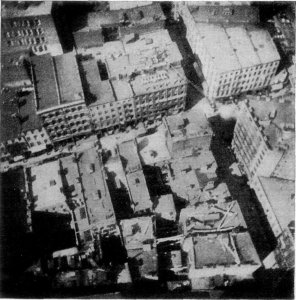 Frankfort Street. PHOTOGRAPHIC VIEW FROM A KITE.