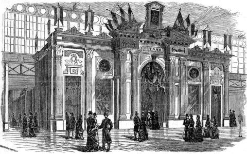 FAÇADE OF THE SPANISH DIVISION, MAIN BUILDING.