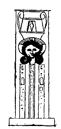 Fig 57.--Hathor pillar, Abû Simbel. 