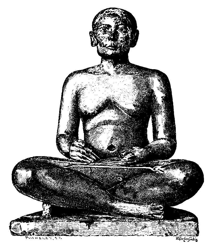 Fig 185.--The Cross-legged Scribe at the Louvre, Old Empire. 