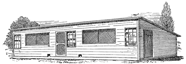 NEW JERSEY MULTIPLE UNIT HOUSE Two units combined to house two hundred fowls