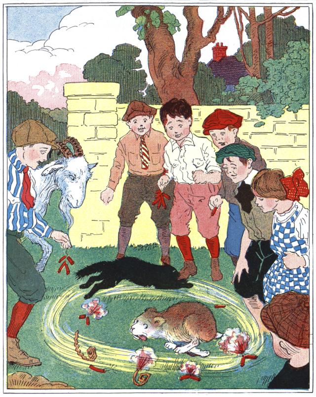 It was Stubby's and Button's frantic efforts to escape that had caused all the fun and laughter.