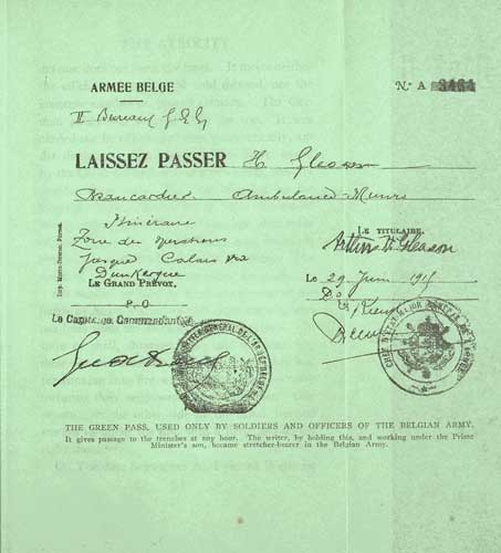 THE GREEN PASS THE GREEN PASS