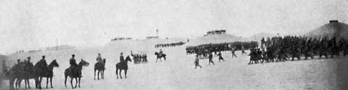 Review of French troops