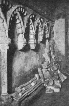 THE ARCADE IN THE SLYPE BEFORE ITS REMOVAL.