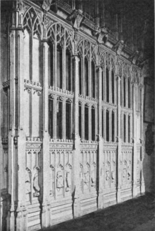 RAMRYGE'S CHANTRY FROM THE AISLE.