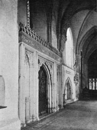 SOUTH CHOIR AISLE.
