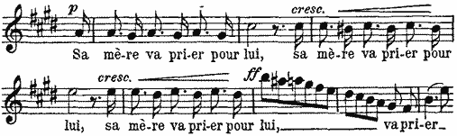 Sa mère va prier pour lui Sa mère va prier pour lui