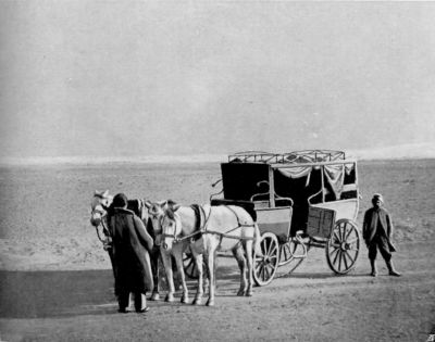 Author's Diligence between Teheran and Kum.