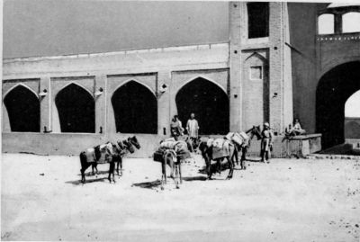 Halting at a Caravanserai.