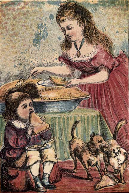 D dealt it. E eat it. F fought for it.