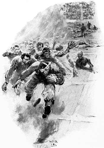 Our peculiar style of pushing a football right through the thorax of the whole middle west  Page 205