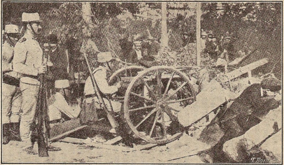 A barricada na Rotunda
