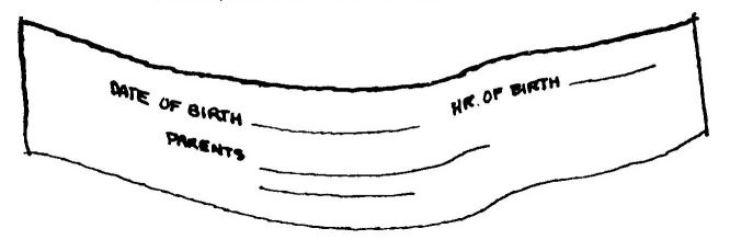 Identification tape—for baby