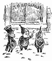 Pointing at the store