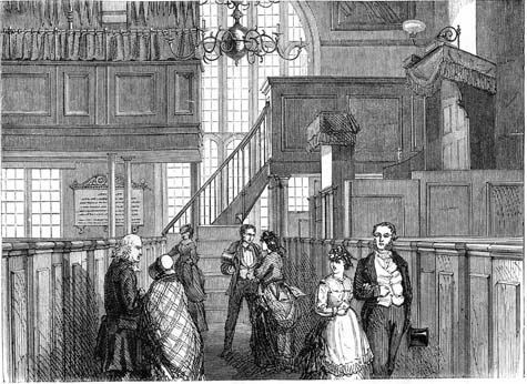 INTERIOR OF HAWORTH CHURCH