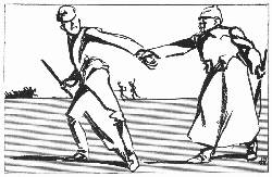 [French Cartoon] The Russian Campaign "Where are you running?" "To kill our General before he commits suicide." —From La Victoire, Paris.