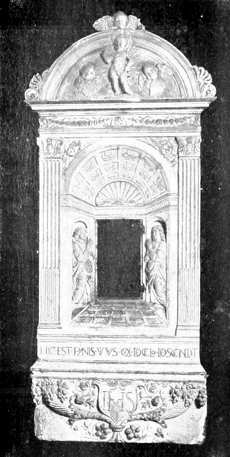 CIBORIO DEL XV SECOLO. NELLA PIEVE DI S. IPPOLITO PRESSO MONTELUPO.