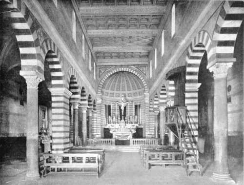 CASCINA — INTERNO DELLA PIEVE DI S. MARIA. (Fot. I. I. d'Arti Grafiche).