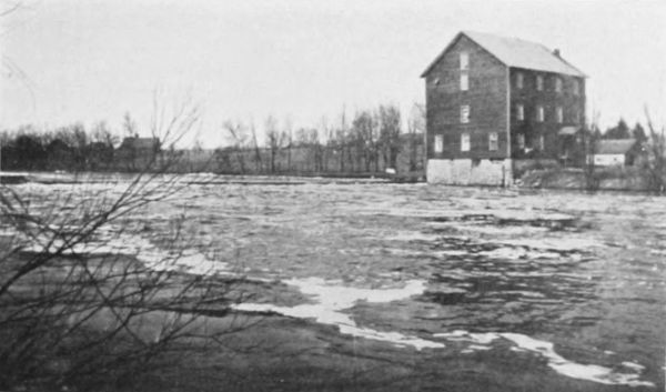 WAPSIE RIVER AND MILL Built in the '50s at Central City