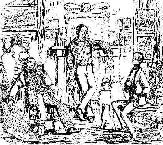 ***Image: VG converses with Mr. Charles Larkyns in his College rooms***