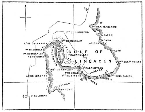 Chart of Port of Sual.