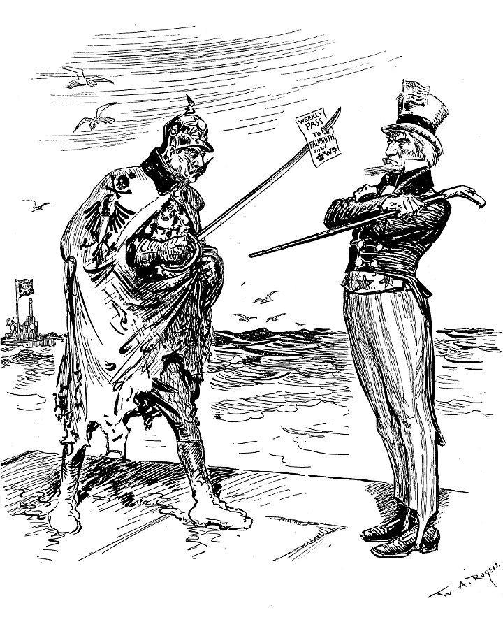 The Kaiser and Uncle Sam.