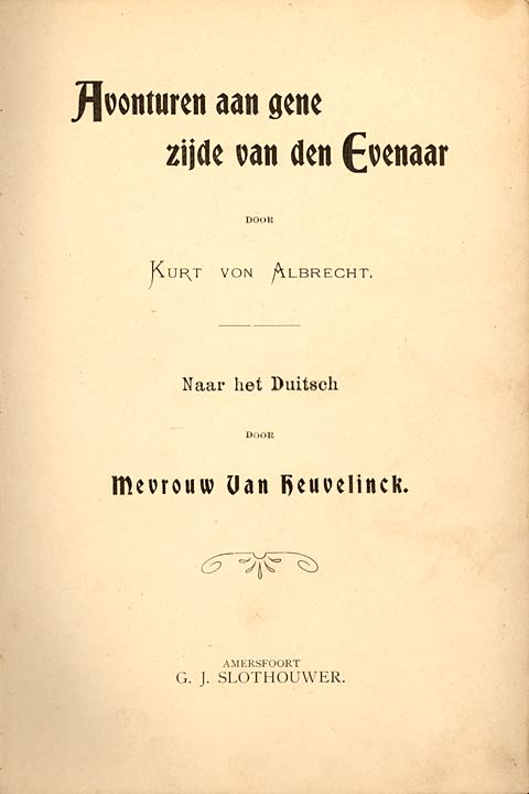 Oorspronkelijke titelpagina.