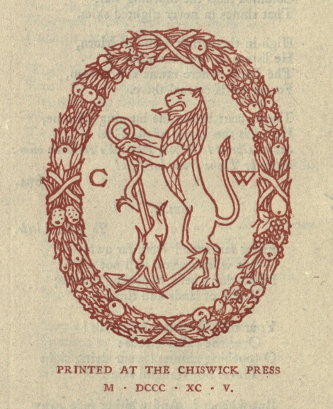 Chiswick Press imprint