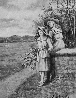 At the end of the wall Betty and Valerie waited.