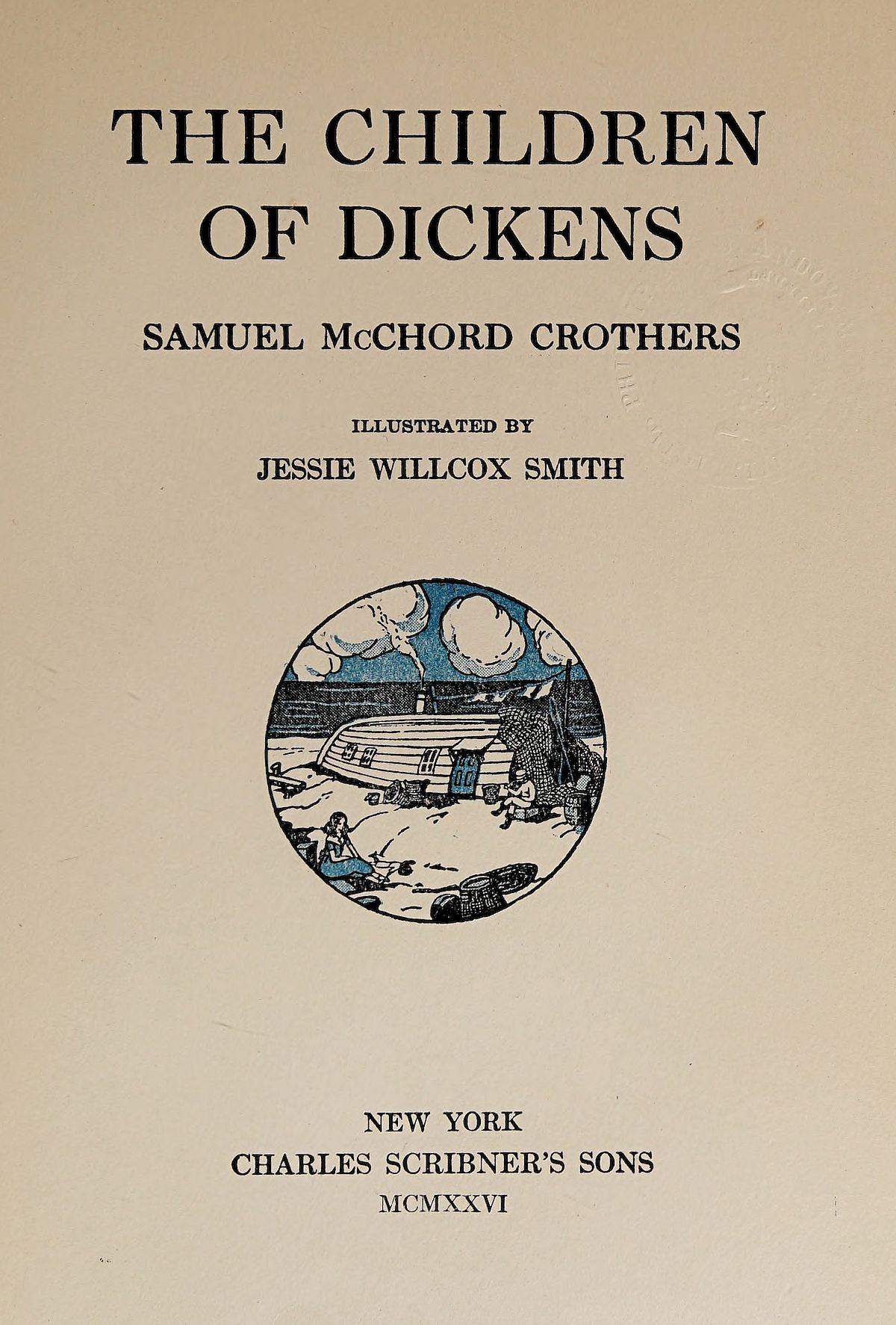 Title page of the book The Children of Dickens.