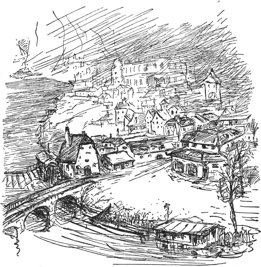 Perle, die Hauptstadt des   Reiches, am Negro-Fluss