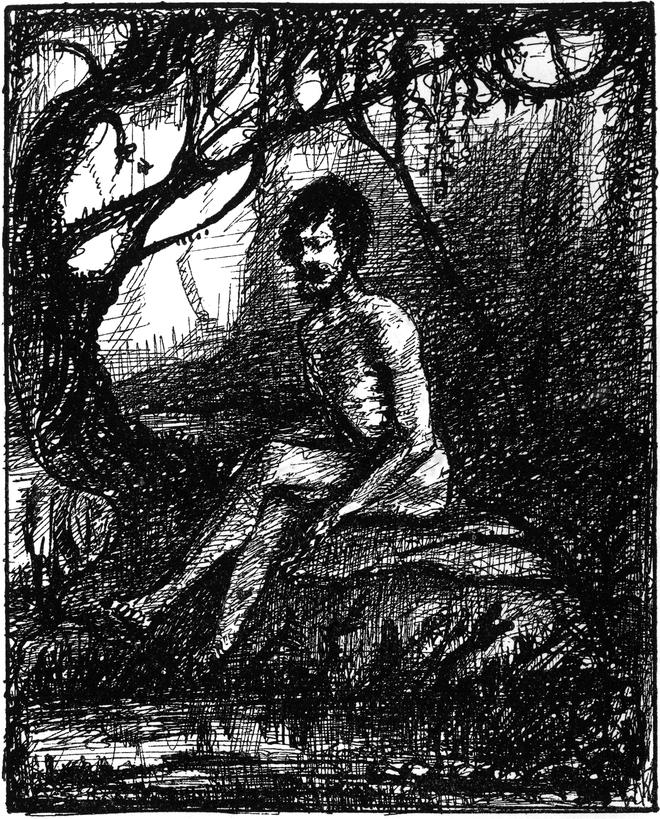 Die Menschen ziehen sich in   die Einsamkeit der Wildnis zurück