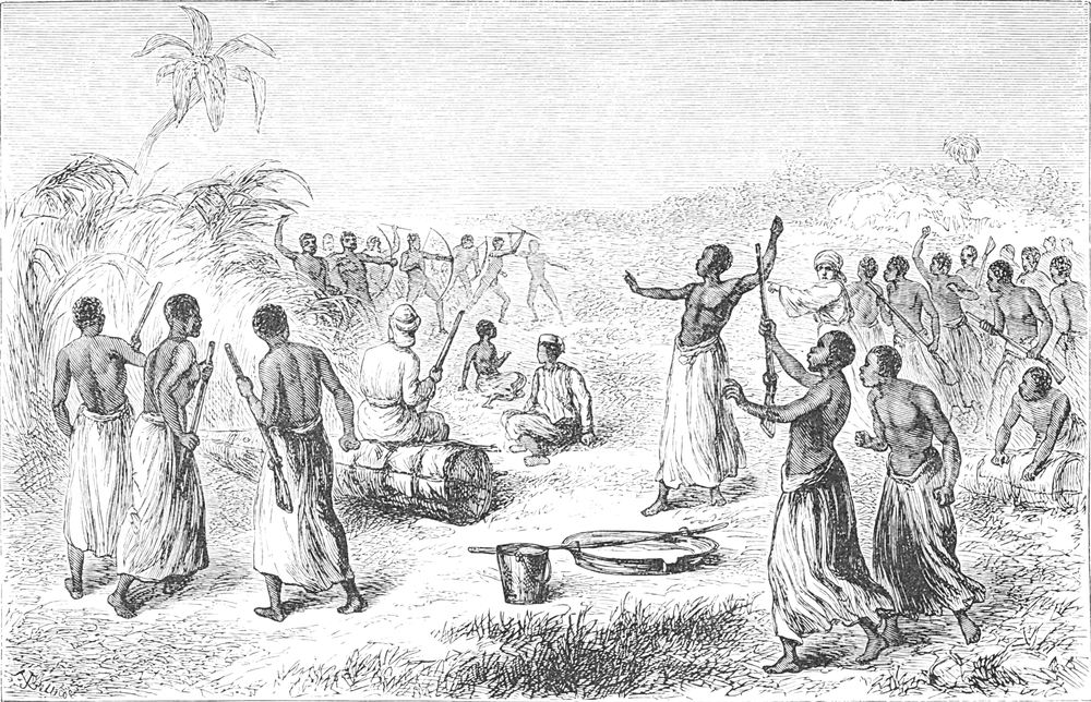 Tanz zur   Kriegsvorbereitung