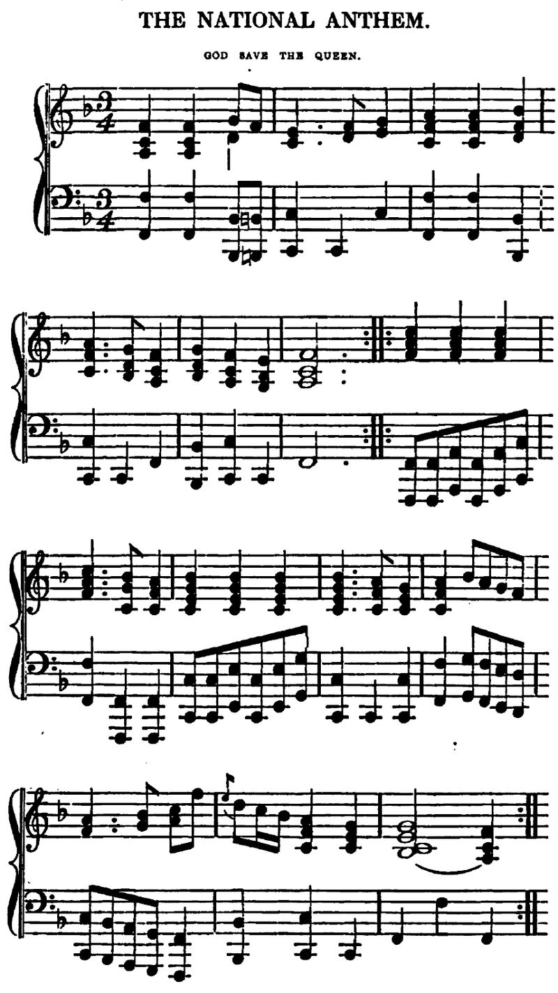 THE NATIONAL ANTHEM.