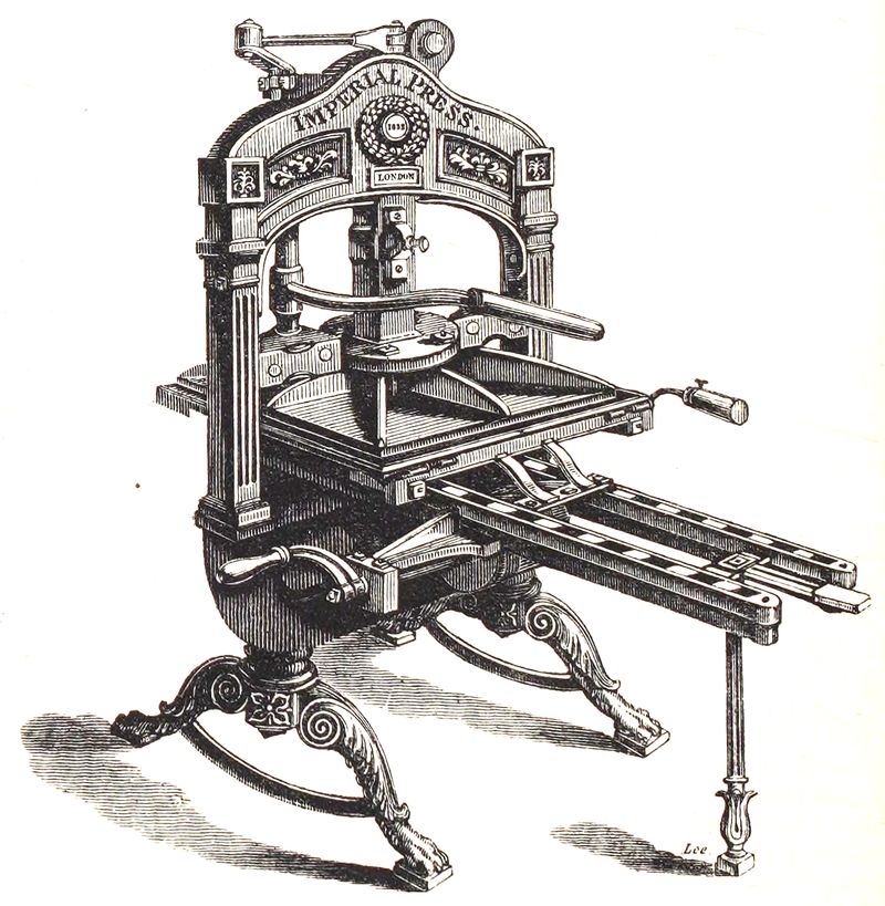 Line drawing of the Imperial Press