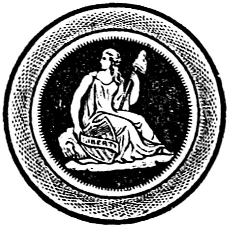 Decorative illustration Lady Liberty