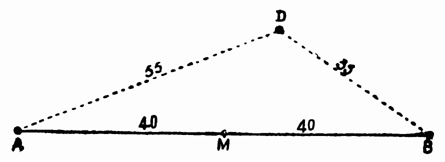 D plus près de B que de A.