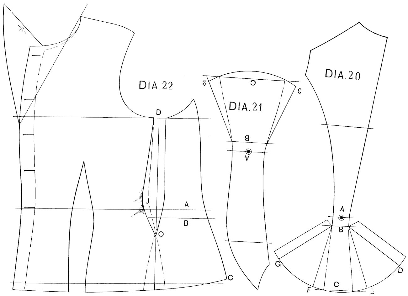 DIA. 22      DIA. 21      DIA. 20