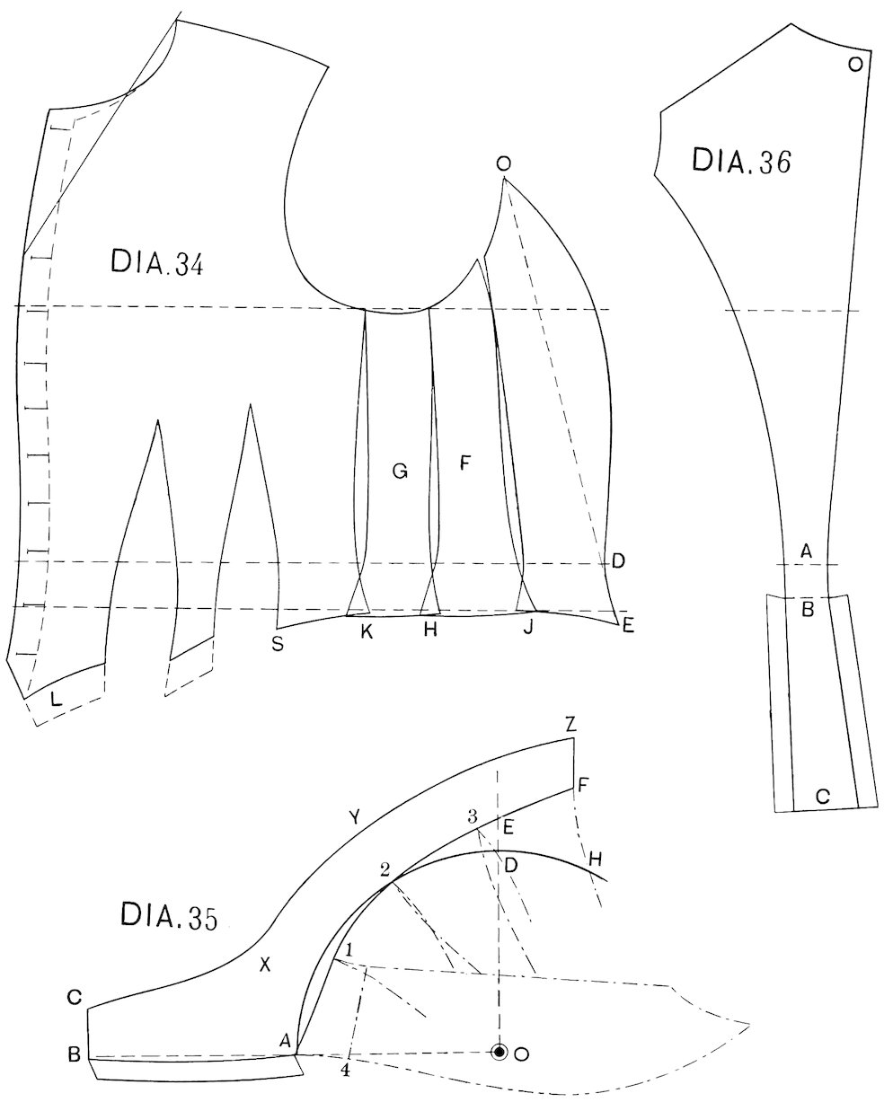 DIA. 34 DIA. 35 DIA. 36