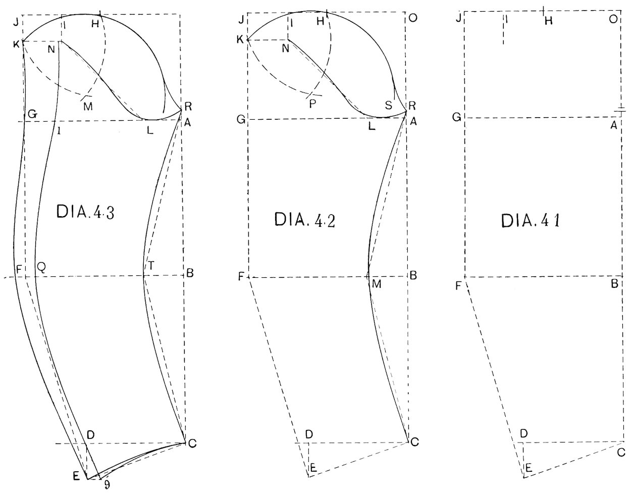 DIA. 43 DIA. 42 DIA. 41
