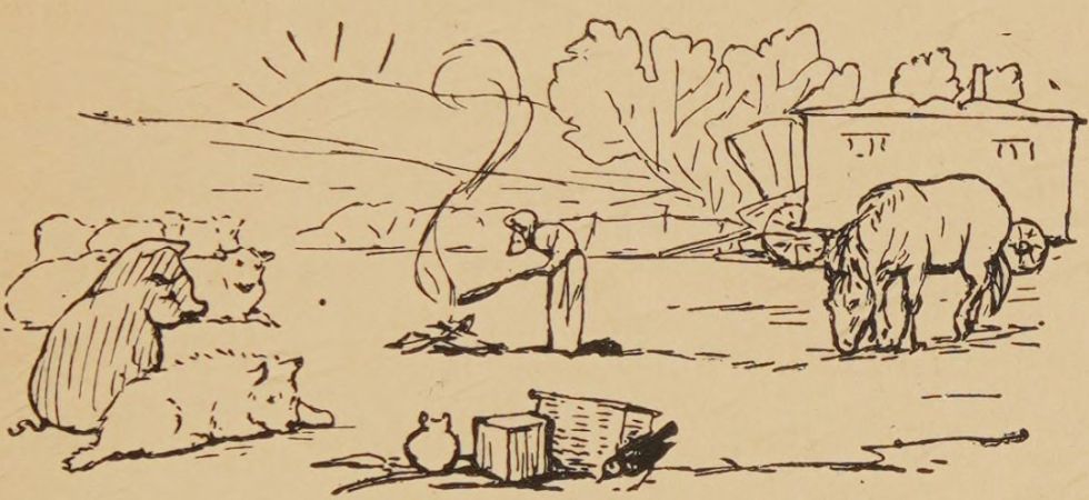 A curious encampment