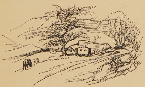 They harnessed up and trailed away.