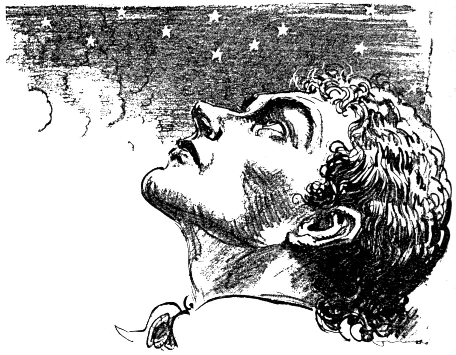 Kaspar Hauser looking at the stars