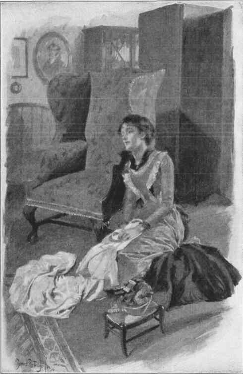 "I sit still by his arm-chair and tell him what is
happening to his Grizel."