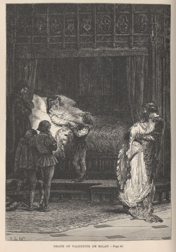 Death of Valentine de Milan&mdash;&mdash;45 