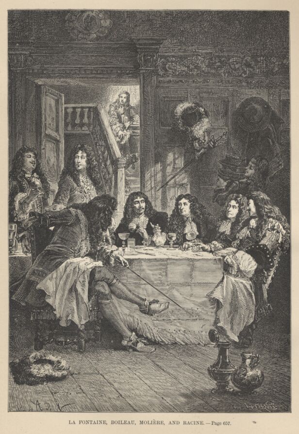 La Fontaine, Boileau, Moliere, and Racine&mdash;&mdash;657 
