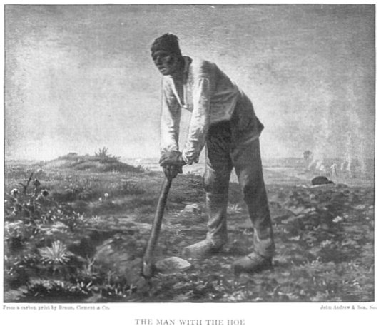 From a carbon print by Braun, Cl&eacute;ment & Co. John Andrew & Son, Sc. THE MAN WITH THE HOE