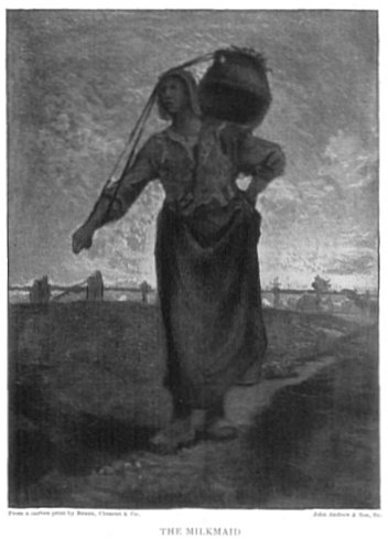 From a carbon print by Braun, Cl&eacute;ment & Co, John Andrew & Son, Sc. THE MILKMAID