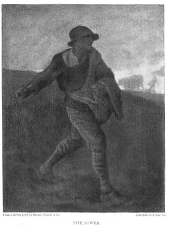 From a carbon print by Braun, Cl&eacute;ment & Co. John Andrew & Son, Sc. THE SOWER